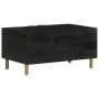 Mesa de centro madera contrachapada negro 80x50x40 cm en Mesas de centro | Comprar online en Foru.es