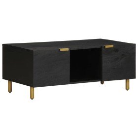 Mesa de centro madera de ingeniería negra 100x54x40 cm en Mesas de centro | Comprar online en Foru.es