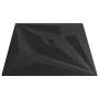Paneles de pared 24 uds XPS estrella negro 50x50 cm 6 m² de vidaXL, Recubrimiento de paredes - Ref: Foro24-356935, Precio: 71...