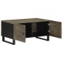 Mesa de centro madera maciza de mango negra 80x50x40 cm en Mesas de centro | Comprar online en Foru.es