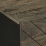 Mesa de centro madera maciza de mango negra 80x50x40 cm en Mesas de centro | Comprar online en Foru.es