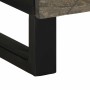 Mesa de centro madera maciza de mango negra 80x50x40 cm en Mesas de centro | Comprar online en Foru.es