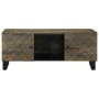 Mesa de centro madera maciza de mango negra 100x54x40 cm en Mesas de centro | Comprar online en Foru.es