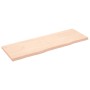 Estante de pared madera maciza roble sin tratar 180x60x(2-6) cm de vidaXL, Estantes y estanterías - Ref: Foro24-363603, Preci...