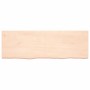 Estante de pared madera maciza roble sin tratar 180x60x(2-6) cm de vidaXL, Estantes y estanterías - Ref: Foro24-363603, Preci...