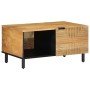 Mesa de centro marrón 80x50x40 cm madera maciza mango en Mesas de centro | Comprar online en Foru.es