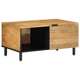 Mesa de centro marrón 80x50x40 cm madera maciza mango en Mesas de centro | Comprar online en Foru.es