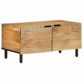 Mesa de centro marrón 80x50x40 cm madera maciza mango en Mesas de centro | Comprar online en Foru.es