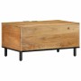 Mesa de centro marrón 80x50x40 cm madera maciza mango en Mesas de centro | Comprar online en Foru.es