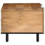 Mesa de centro madera maciza de mango negra 100x54x40 cm marrón en Mesas de centro | Comprar online en Foru.es