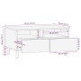 Mesa de centro madera maciza de mango marrón 80x54x40 cm en Mesas de centro | Comprar online en Foru.es