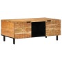 Mesa de Café Marrón 100 x 54 x 40 cm Madera maciza de Acacia en Mesas de centro | Comprar online en Foru.es