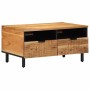 Mesa de Café Marrón 80 x 54 x 40 cm Madera maciza de Acacia en Mesas de centro | Comprar online en Foru.es