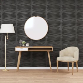 Paneles de pared 48 uds XPS piedra negro 50x50 cm 12 m² de vidaXL, Recubrimiento de paredes - Ref: Foro24-356942, Precio: 111...