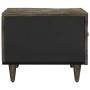 Mesa de centro de madera maciza de mango gris claro 80x50x40 cm en Mesas de centro | Comprar online en Foru.es