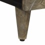 Mesa de centro de madera maciza de mango gris claro 80x50x40 cm en Mesas de centro | Comprar online en Foru.es