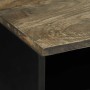 Mesa de centro madera maciza de mango gris claro 80x54x40 cm en Mesas de centro | Comprar online en Foru.es