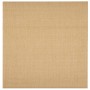 Alfombra de sisal natural 100x100 cm en Alfombras | Comprar online en Foru.es