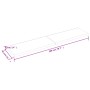 Estante pared madera roble tratada marrón claro 200x40x(2-6) cm de vidaXL, Estantes y estanterías - Ref: Foro24-363727, Preci...