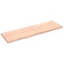 Estante de pared madera maciza roble sin tratar 200x60x(2-6) cm de vidaXL, Estantes y estanterías - Ref: Foro24-363611, Preci...