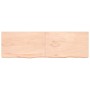 Estante de pared madera maciza roble sin tratar 200x60x(2-6) cm de vidaXL, Estantes y estanterías - Ref: Foro24-363611, Preci...