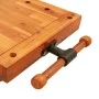 Tablero banco de trabajo con tornillo banco madera 52x44x9,5 cm de vidaXL, Mesas de trabajo - Ref: Foro24-353786, Precio: 73,...