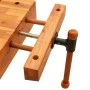 Tablero banco de trabajo con tornillo banco madera 52x44x9,5 cm de vidaXL, Mesas de trabajo - Ref: Foro24-353786, Precio: 73,...