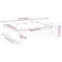 Tablero banco de trabajo con tornillo banco madera 52x44x9,5 cm de vidaXL, Mesas de trabajo - Ref: Foro24-353786, Precio: 73,...