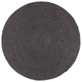 Alfombra de yute tejida a mano redonda gris oscuro 180 cm de vidaXL, Alfombras - Ref: Foro24-343596, Precio: 101,80 €, Descue...