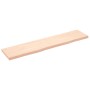Estante de pared madera maciza roble sin tratar 180x40x(2-6) cm de vidaXL, Estantes y estanterías - Ref: Foro24-363599, Preci...