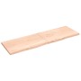 Estante de pared madera maciza roble sin tratar 200x60x(2-4) cm de vidaXL, Estantes y estanterías - Ref: Foro24-363610, Preci...