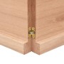 Estante pared madera roble tratada marrón claro 200x60x(2-4) cm de vidaXL, Estantes y estanterías - Ref: Foro24-363730, Preci...