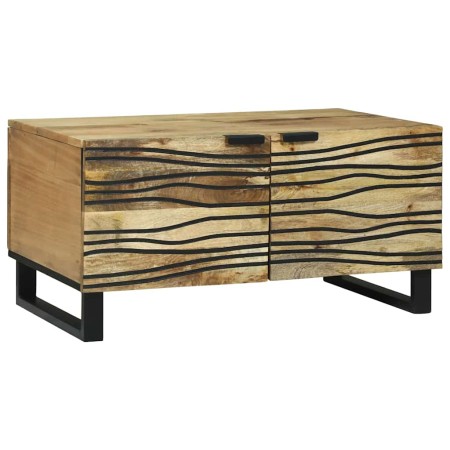 Mesa de Café Marrón y Negro 80 x 50 x 40 cm en Mesas de centro | Comprar online en Foru.es