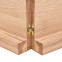 Estante pared madera roble tratada marrón claro 120x60x(2-6) cm de vidaXL, Estantes y estanterías - Ref: Foro24-363699, Preci...