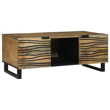 Mesa de Café Marrón y Negro 100 x 54 x 40 cm en Mesas de centro | Comprar online en Foru.es