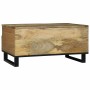 Mesa de Café con cajón Marrón y Negro 80 x 54 x 40 cm en Mesas de centro | Comprar online en Foru.es