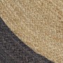 Alfombra hecha a mano de yute con borde gris oscuro 210 cm de vidaXL, Alfombras - Ref: Foro24-343606, Precio: 125,49 €, Descu...