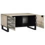 Mesa de Café Beige y Negro 80 x 50 x 40 cm en Mesas de centro | Comprar online en Foru.es
