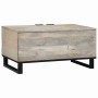 Mesa de Café Beige y Negro 80 x 50 x 40 cm en Mesas de centro | Comprar online en Foru.es