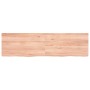 Estante pared madera roble tratada marrón claro 180x50x(2-6) cm de vidaXL, Estantes y estanterías - Ref: Foro24-363721, Preci...