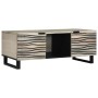 Mesa de Café Beige y Negro 100 x 54 x 40 cm en Mesas de centro | Comprar online en Foru.es