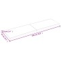 Estante pared madera roble tratada marrón claro 180x50x(2-6) cm de vidaXL, Estantes y estanterías - Ref: Foro24-363721, Preci...