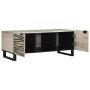 Mesa de Café Beige y Negro 100 x 54 x 40 cm en Mesas de centro | Comprar online en Foru.es