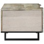 Mesa de Café Beige y Negro 100 x 54 x 40 cm en Mesas de centro | Comprar online en Foru.es