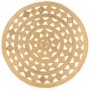 Alfombra hecha a mano de yute trenzado 210 cm de vidaXL, Alfombras - Ref: Foro24-343615, Precio: 101,31 €, Descuento: %