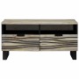 Mesa de Café con cajón Beige y Negro 80 x 54 x 40 cm en Mesas de centro | Comprar online en Foru.es
