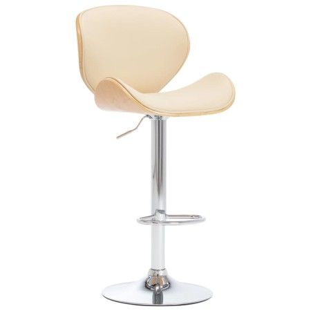 Taburete de cocina cuero sintético color crema de vidaXL, Taburetes de cocina - Ref: Foro24-287411, Precio: 154,65 €, Descuen...