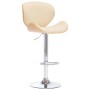 Taburete de cocina cuero sintético color crema de vidaXL, Taburetes de cocina - Ref: Foro24-287411, Precio: 154,65 €, Descuen...
