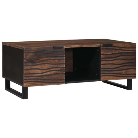Mesa de Café Marrón y Negro 100 x 54 x 40 cm en Mesas de centro | Comprar online en Foru.es
