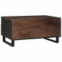 Mesa de Café con cajón Marrón y Negro 80 x 54 x 40 cm en Mesas de centro | Comprar online en Foru.es